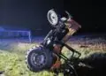 Uderzył w ciągnik rolniczy. Jedna osoba w szpitalu