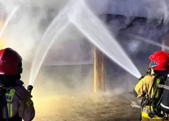 Pożar w Karolinkach. Pół miliona złotych strat