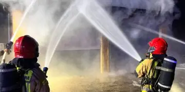 Pożar w Karolinkach. Pół miliona złotych strat