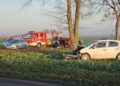 Zderzenie Oplów na skrzyżowaniu w miejscowości Sulin