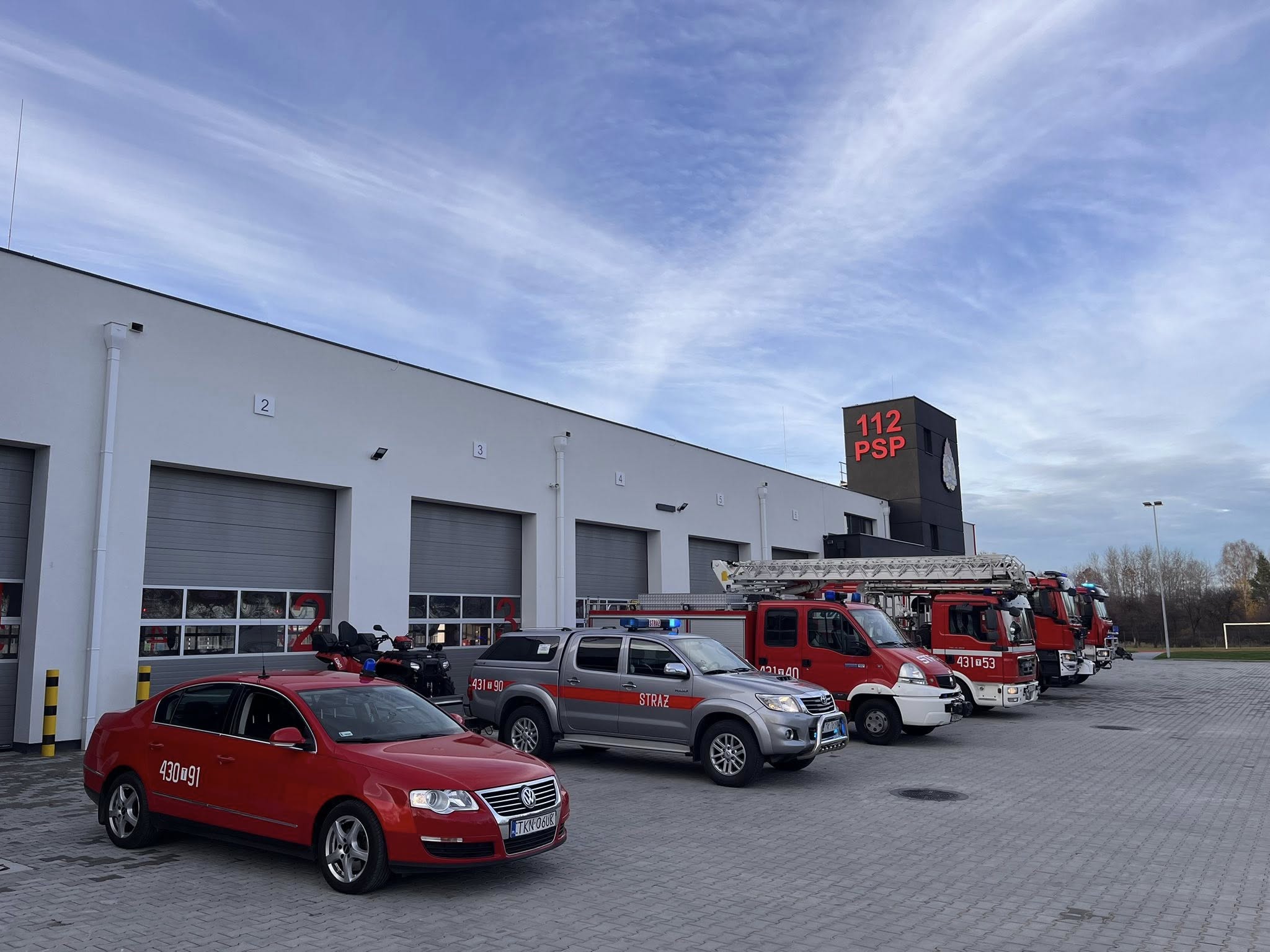 Końskie. Strażacy wyjeżdżają do zdarzeń z nowej strażnicy