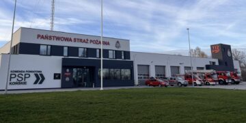 Końskie. Strażacy wyjeżdżają do zdarzeń z nowej strażnicy