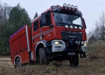 OSP Boska Wola z nowym średnim MAN-em