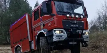 OSP Boska Wola z nowym średnim MAN-em