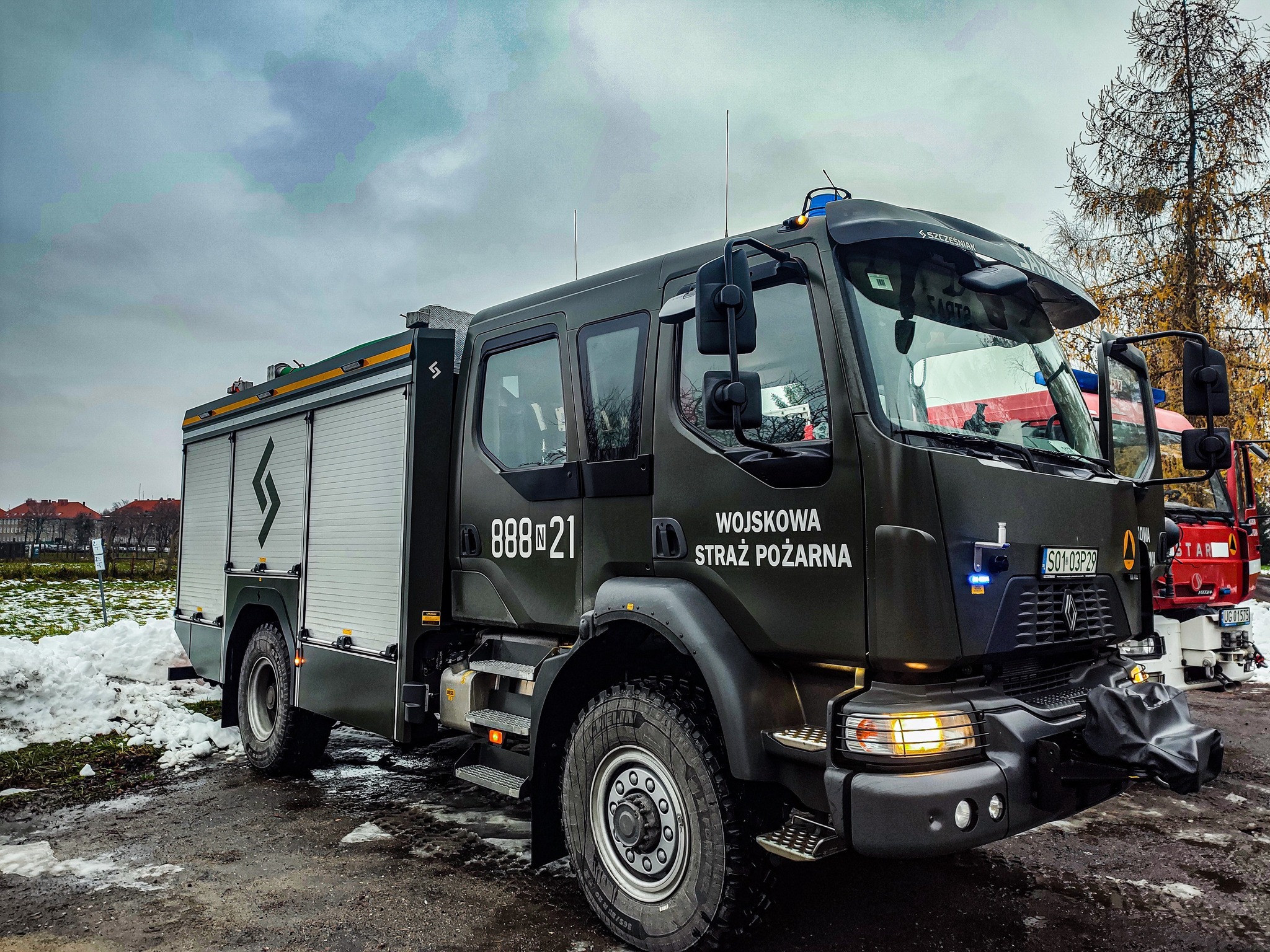 Nowy wóz dla Wojskowej Straży Pożarnej w Braniewie