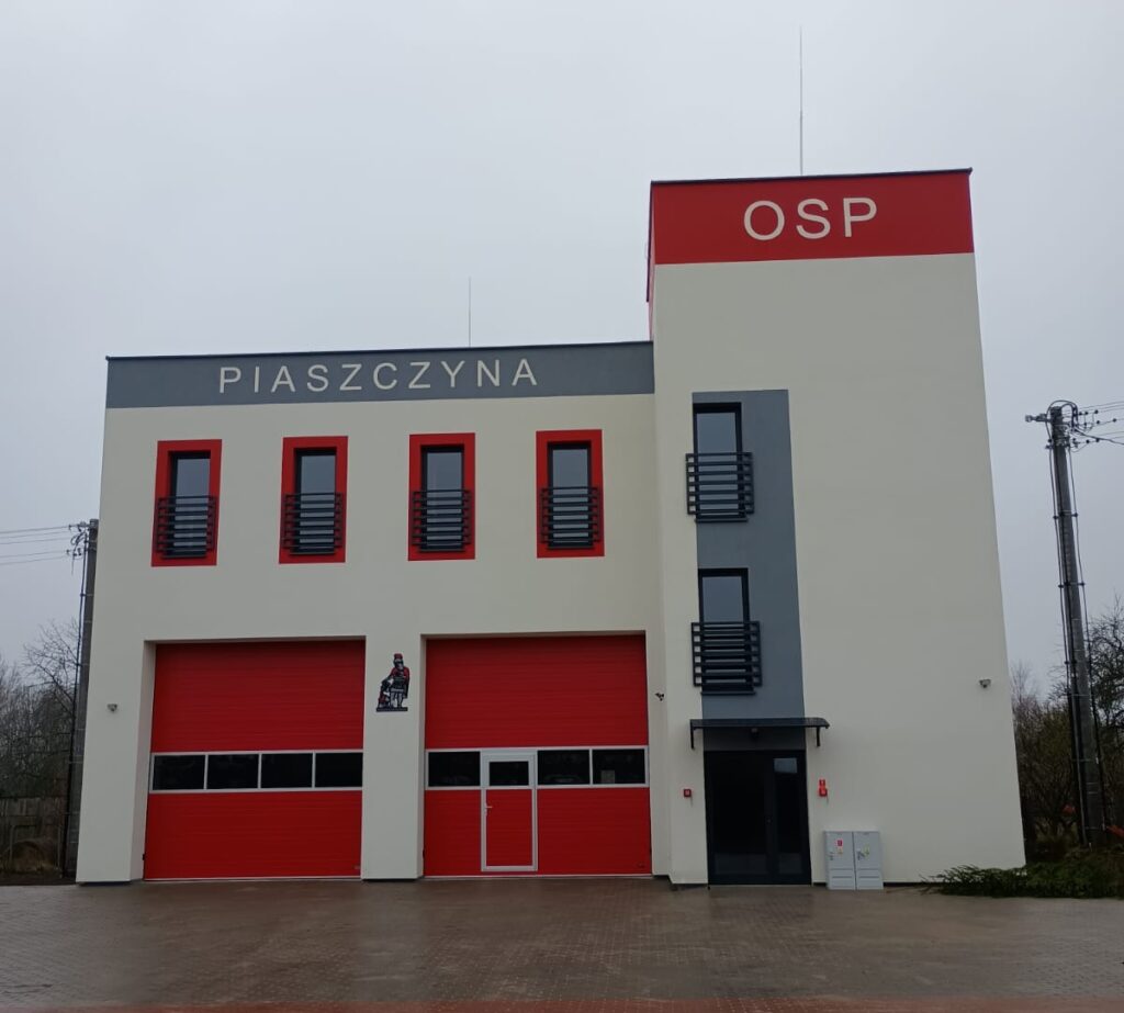 Ochotnicza Straż Pożarna w Piaszczynie ma nową remizę