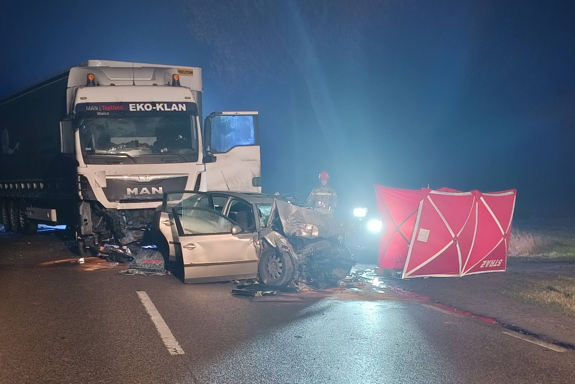 Śmiertelny wypadek na DK 60