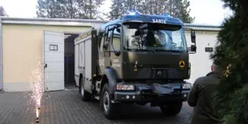 Wojskowi strażacy z Zegrza mają nowy wóz