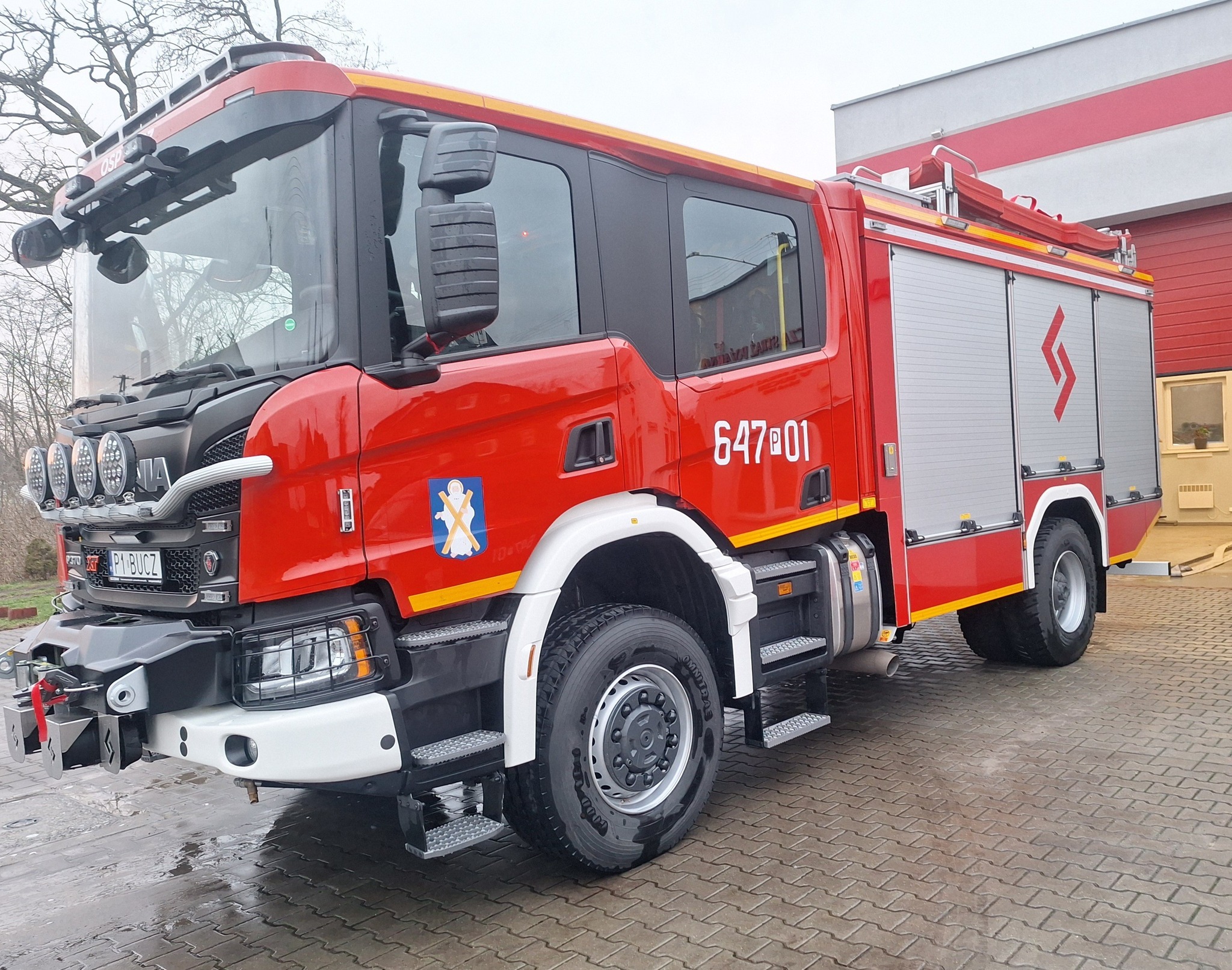 Nowa Scania już w podziale bojowym OSP Bucz