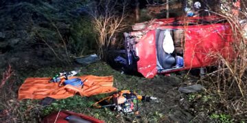 Wypadek pod Grodziskiem Mazowieckim. Nie żyje kierowca