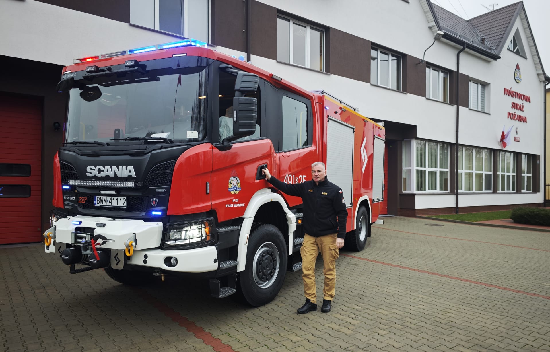 Scania zastąpi Keraxa. Nowy wóz wysokomazowieckich strażaków