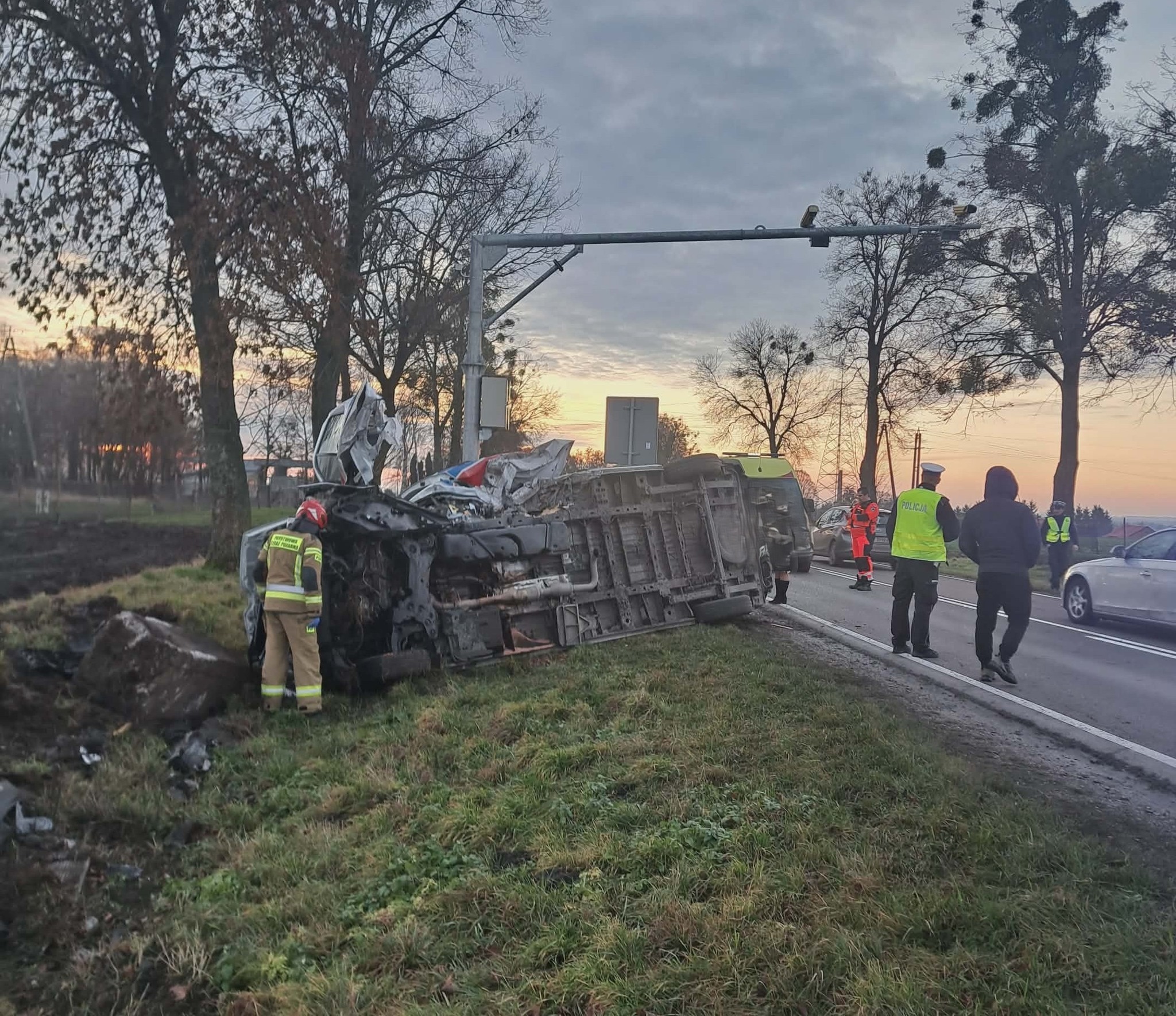 Hrubieszów. Dwie osoby ranne w wypadku karetki