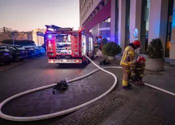 Pożar w hotelu we Wrocławiu. Jedna osoba nie żyje