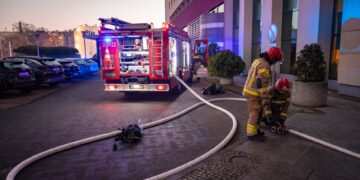 Pożar w hotelu we Wrocławiu. Jedna osoba nie żyje