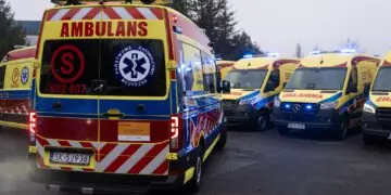 Nowe ambulanse w WPR Katowice z Programu Ochrony Ludności i Obrony Cywilnej
