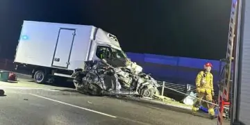 Śmiertelny wypadek na A1 pod Chełmżą