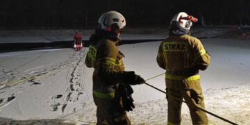 Tragedia na zamarzniętym stawie. Nie żyje 7-latek