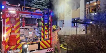 Pożar w Łomiankach. Jedna osoba nie żyje