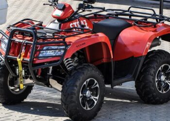 Pijany naczelnik na quadzie. Sprawa trafi do sądu