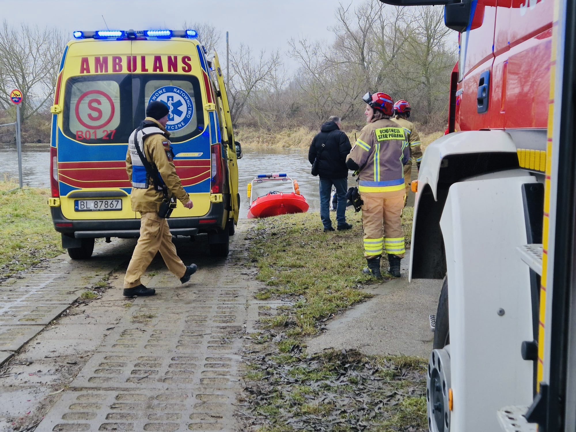 Ćwiczenia SGRW-N 'Łomża’ zmieniły się w prawdziwą akcję