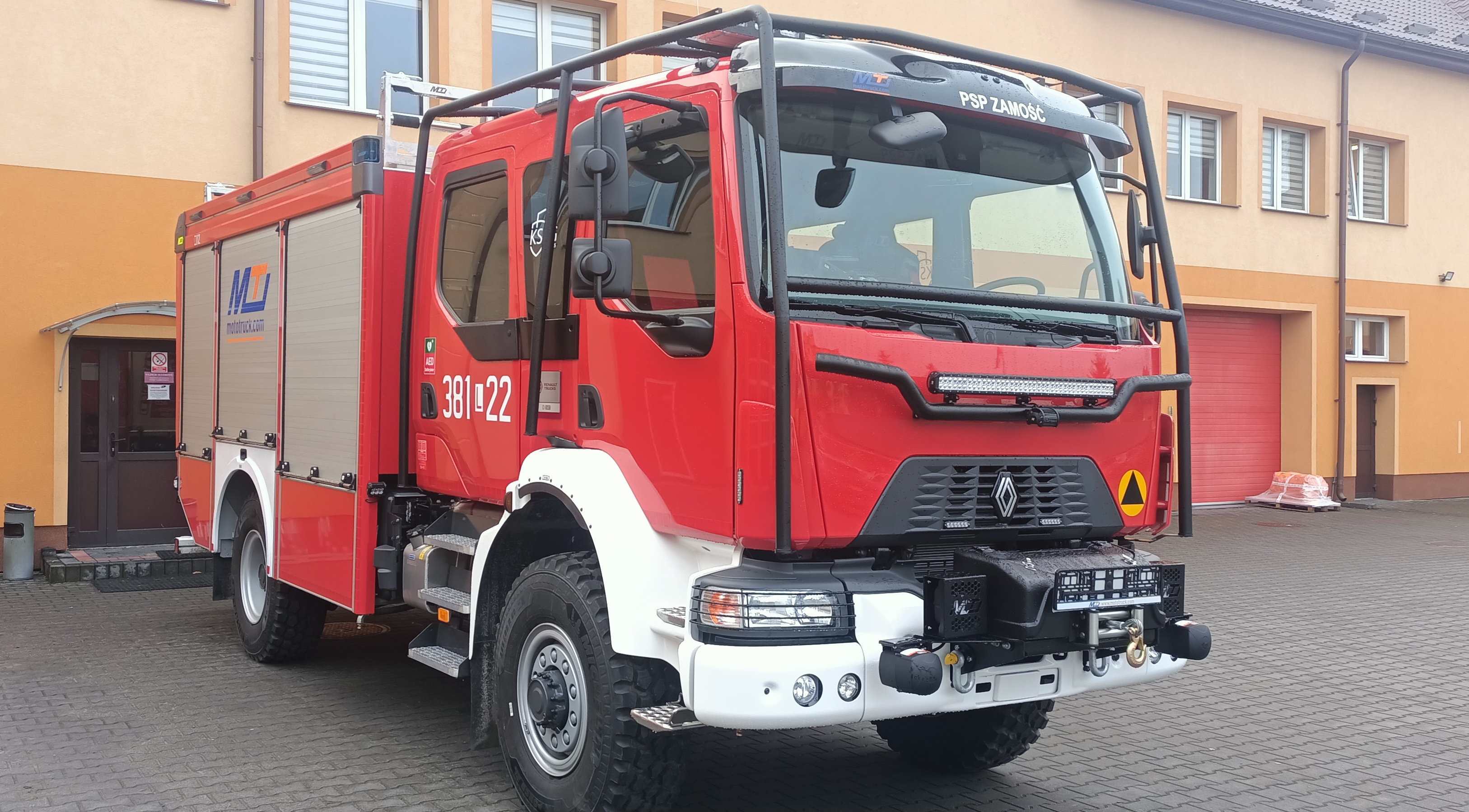 Strażacy z JRG Zamość doposażeni w nowy wóz