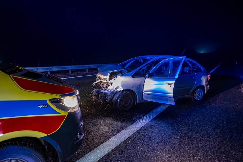 Pięć kolizji w jedną noc na obwodnicy Jarocina