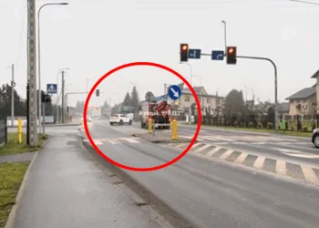 Wozem strażackim na czerwonym. Było blisko zderzenia