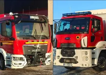 Nowe samochody białostockiej straży pożarnej