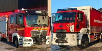 Nowe samochody białostockiej straży pożarnej