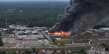 Pożar hali w Mińsku Mazowieckim. Jest decyzja prokuratury