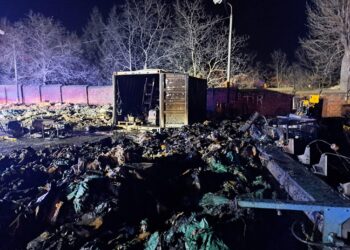 Wybuch podczas akcji. Strażak trafił do szpitala