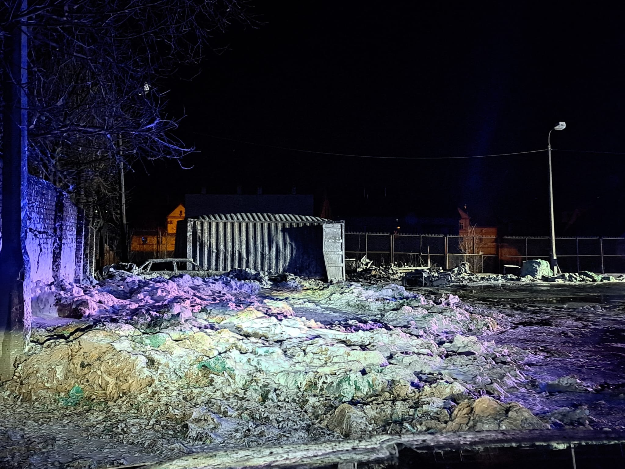 Wybuch podczas akcji. Strażak trafił do szpitala