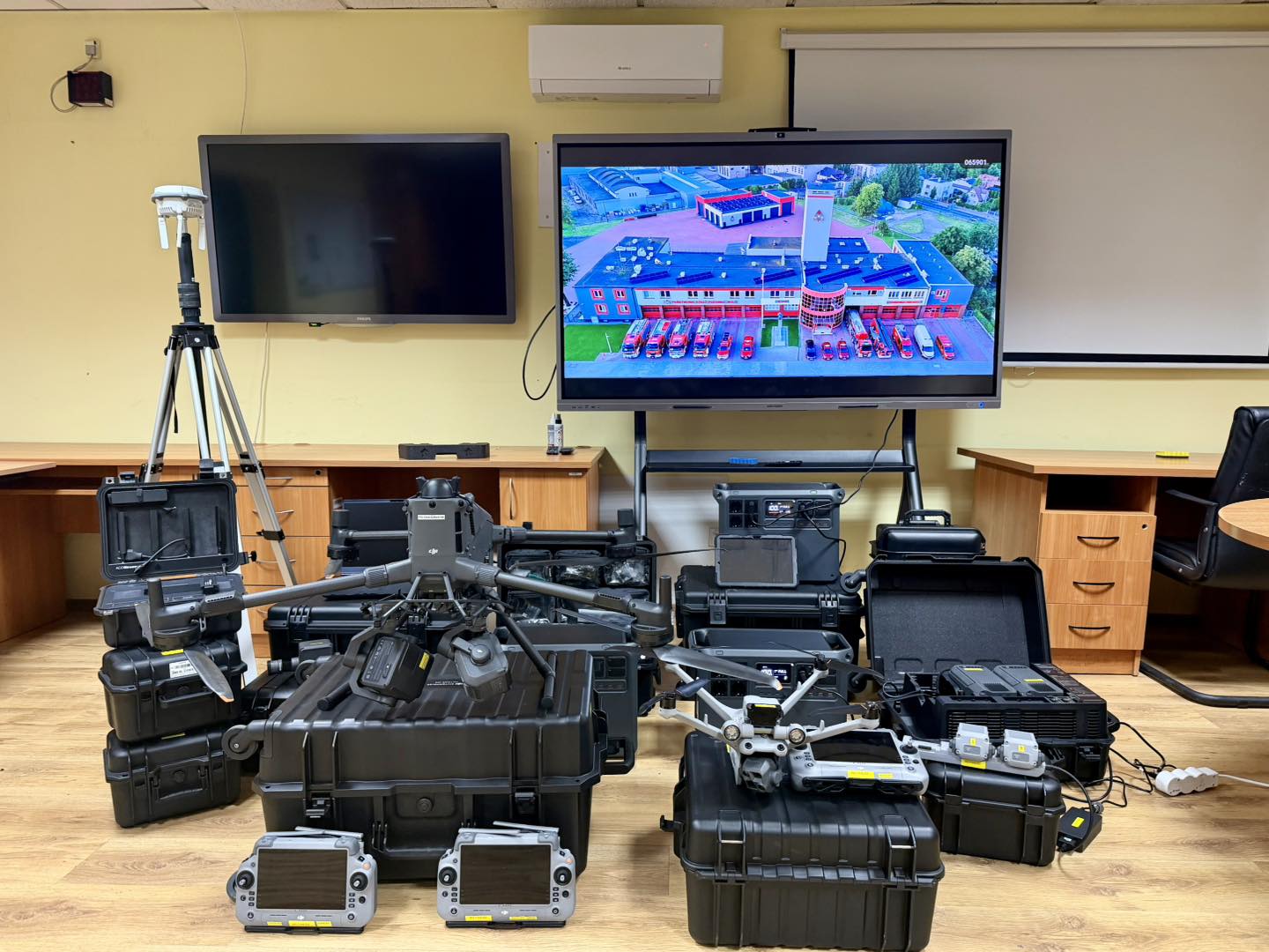 Drony usprawnią działania kaliskiej straży pożarnej