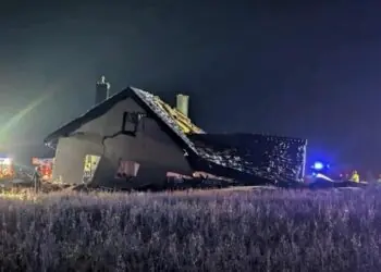 Wybuch gazu w Tykocinie. Budynek całkowicie zniszczony