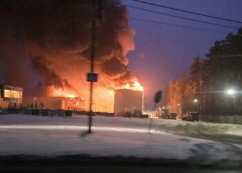 Pożar dużej hali pod Częstochową