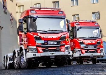 Nowe nośniki kontenerów trafiły do SA PSP Kraków