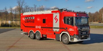 Nowy ciężki chemik lubelskiej straży pożarnej