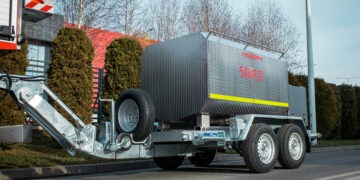 Przyczepy do przewozu wody do celów sanitarnych