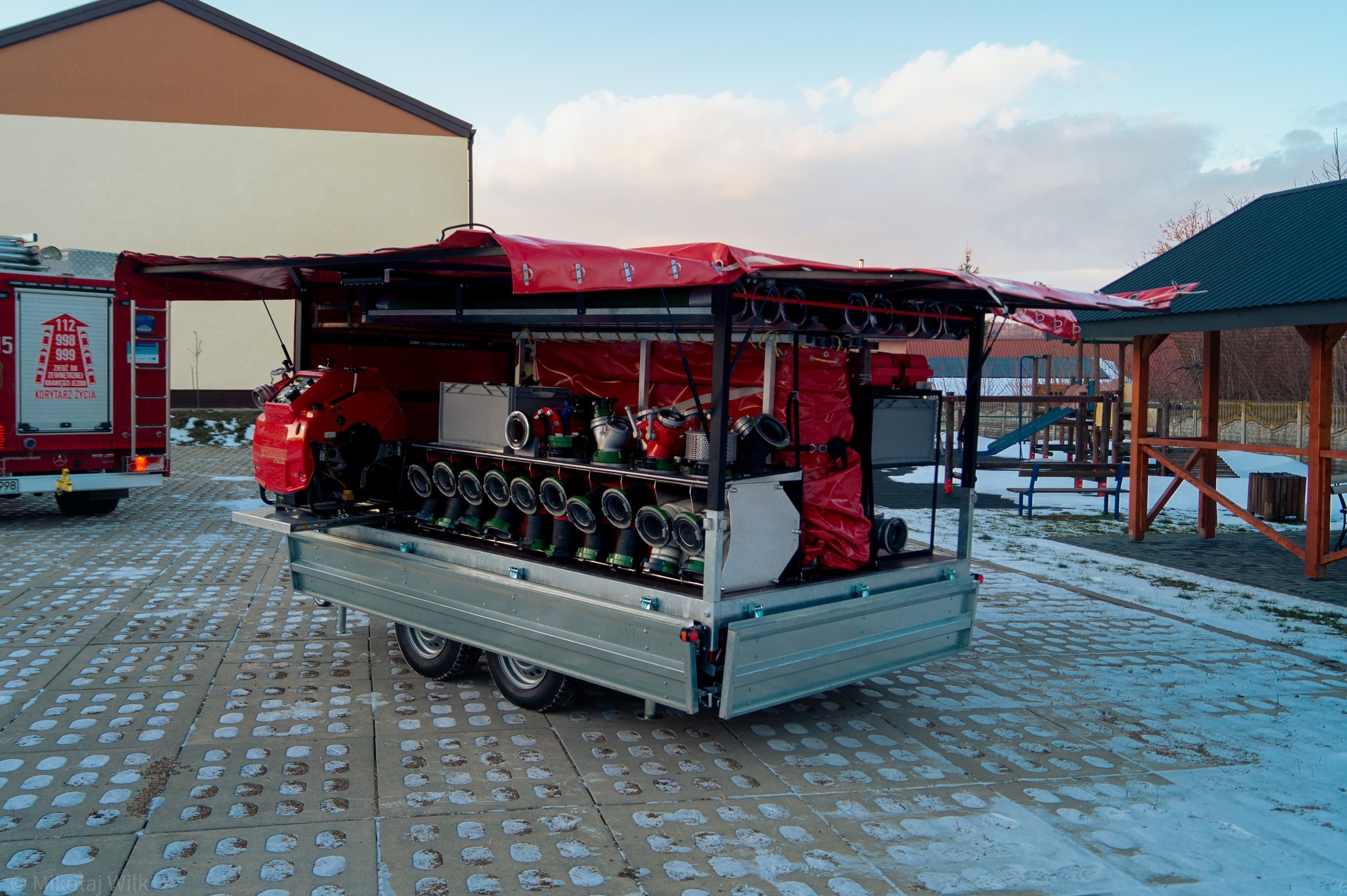 Przyczepa zaopatrzenia wodnego w OSP Równe