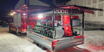 Przyczepa zaopatrzenia wodnego w OSP Równe