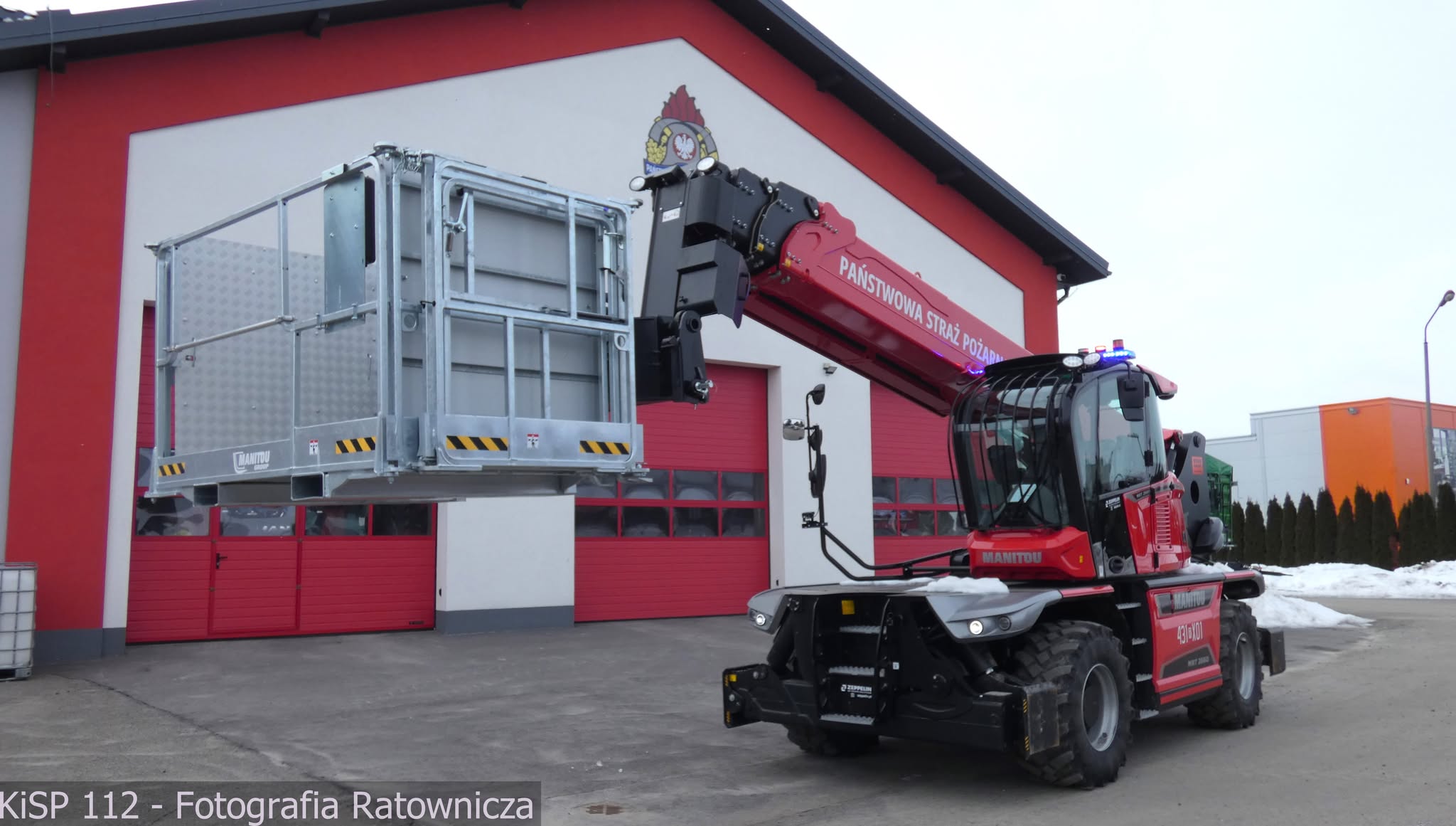 Ładowarka Manitou w JRG Jarosław. Pierwsza taka w kraju