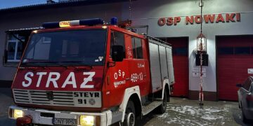 OSP Nowaki ponownie w gotowości. Pomogli ochotnicy z Mańkowic