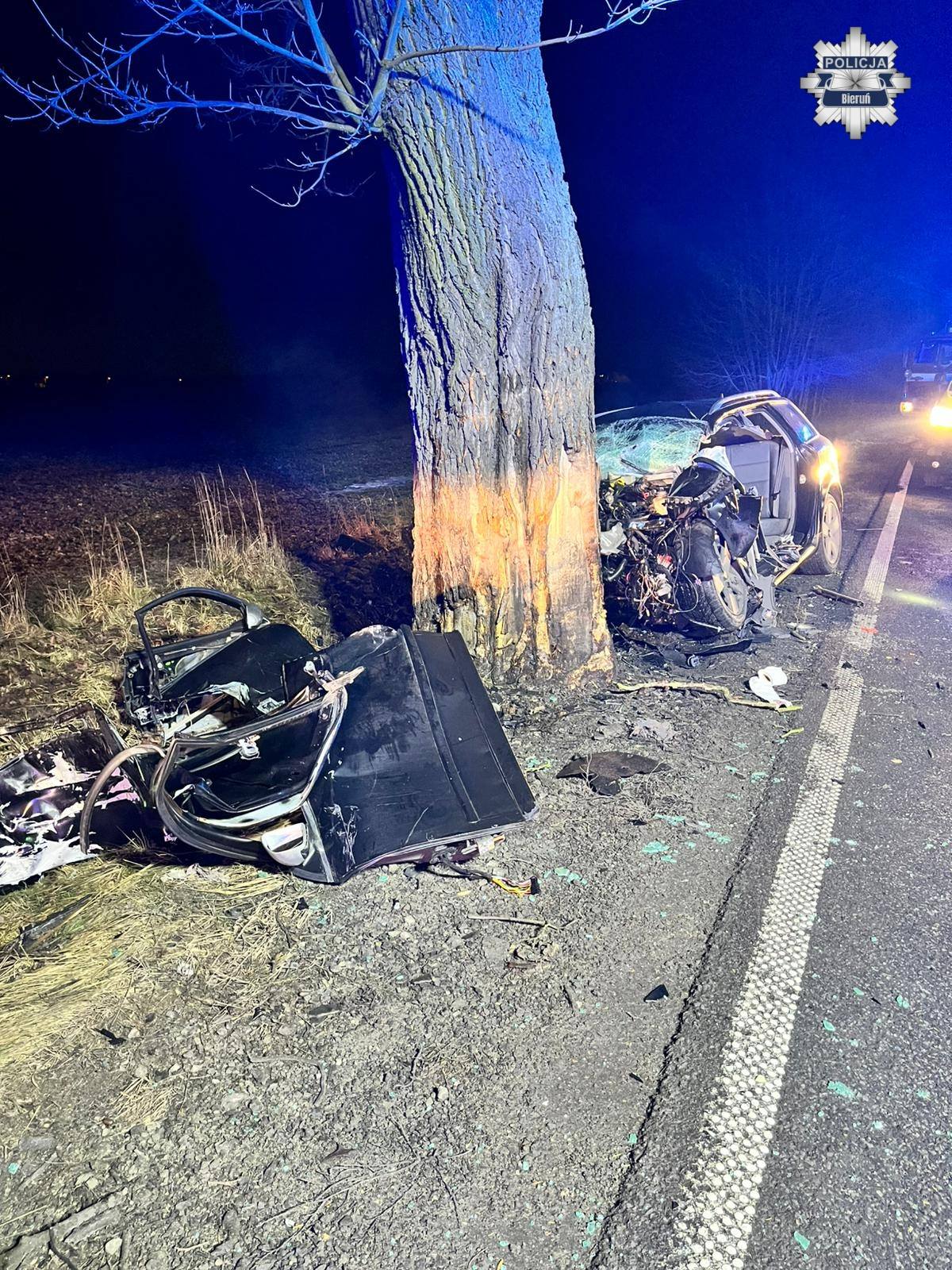 Wypadek na DW931 w Bojszowach. Tragiczne skutki