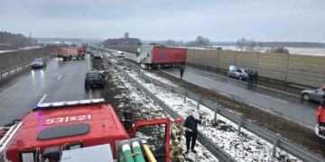 Wypadek na trasie S3. Wśród poszkodowanych ciężko ranni