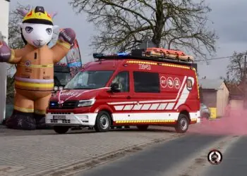 Niecodzienny SLRR strażaków z jednostki OSP Kamionki