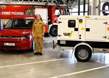 Nowy sprzęt dla strażaków z powiatu legionowskiego. Wsparcie dla jednostek OSP i PSP