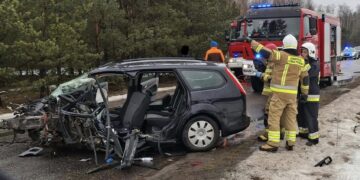 Śmiertelny wypadek w gminie Szumowo. Nie żyje kierowca