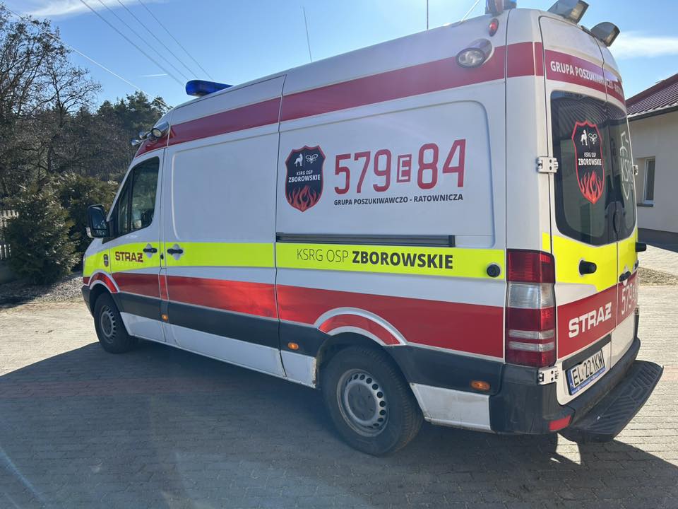 Drugie życie ambulansu. Nowy SLKw w OSP Zborowskie