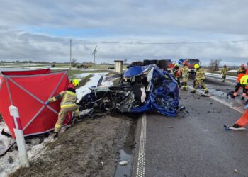 Tragiczny wypadek na drodze wojewódzkiej nr 645