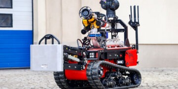 Robot TEC 800 w Szkole Aspirantów PSP w Krakowie